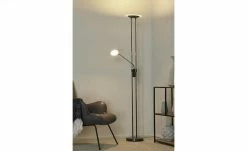 Meisterleuchten LED-Deckenfluter, 2-flammig, schwarz-chrom