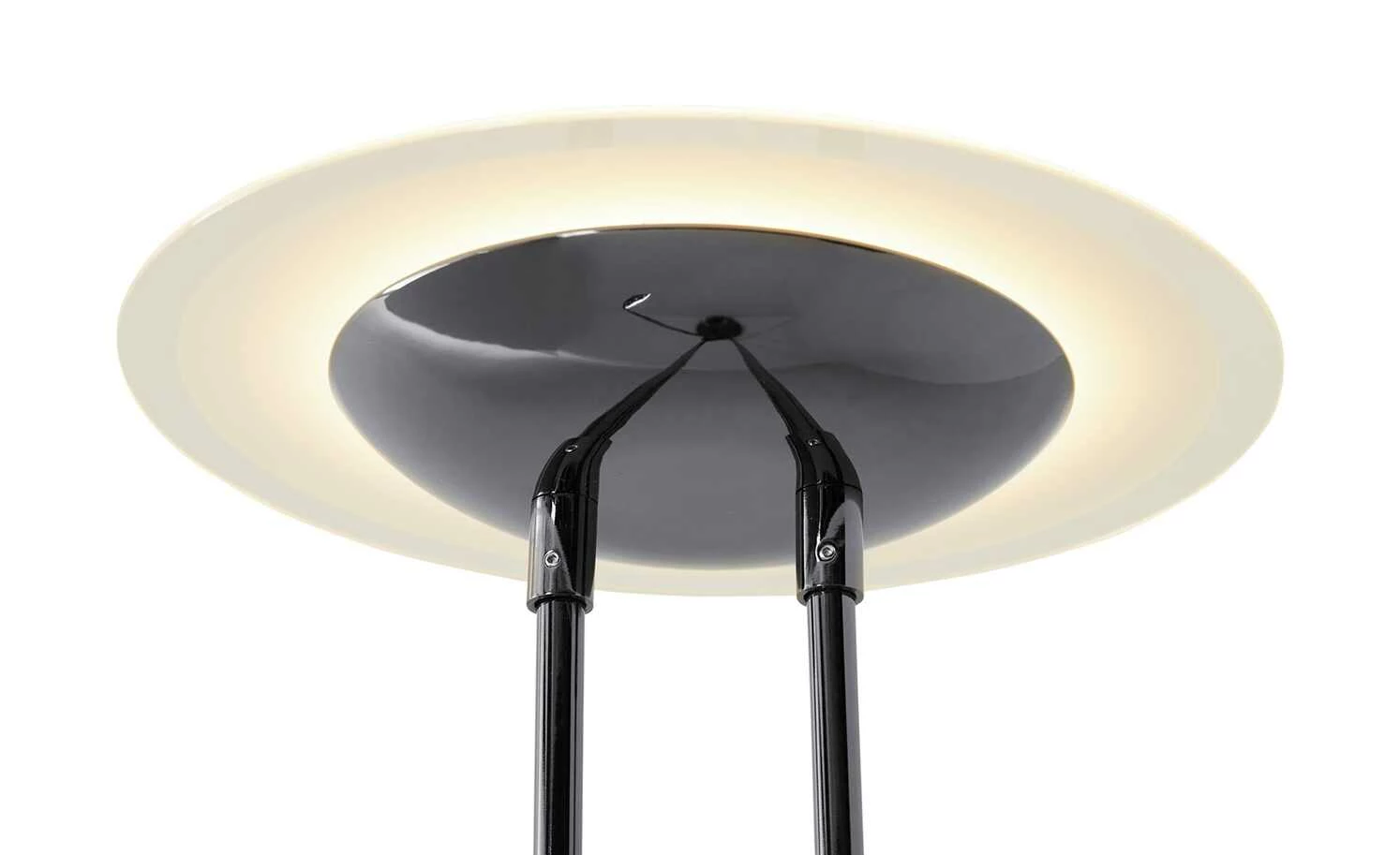 Meisterleuchten LED-Deckenfluter, 2-flammig, schwarz-chrom – Bild 4