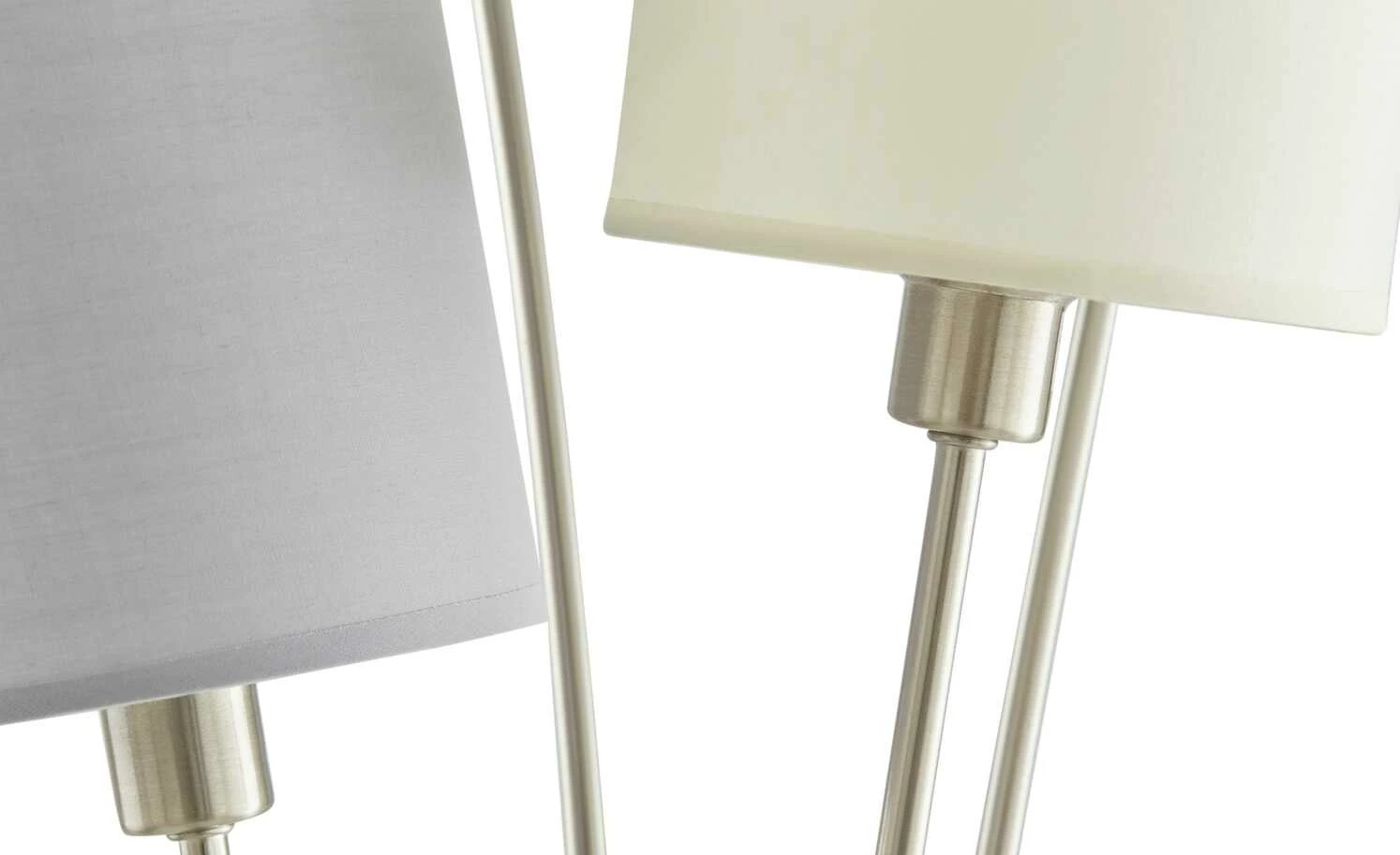 HOME STORY Stehleuchte, 4-flammig, Stoffschirme – Bild 7