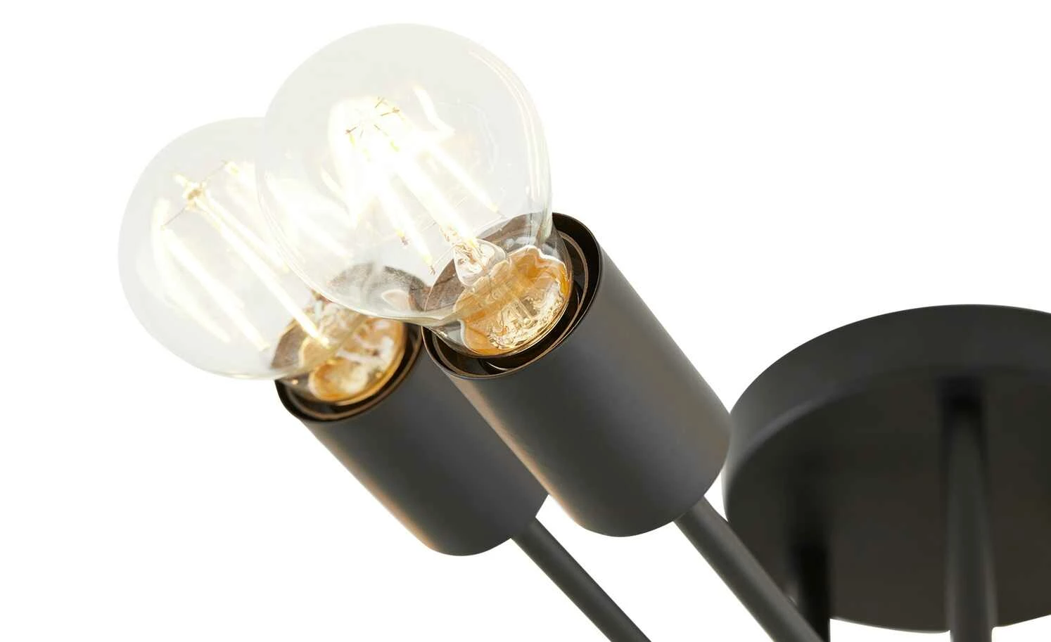 HOME STORY Deckenleuchte, 6-flammig, Schwarz – Bild 5