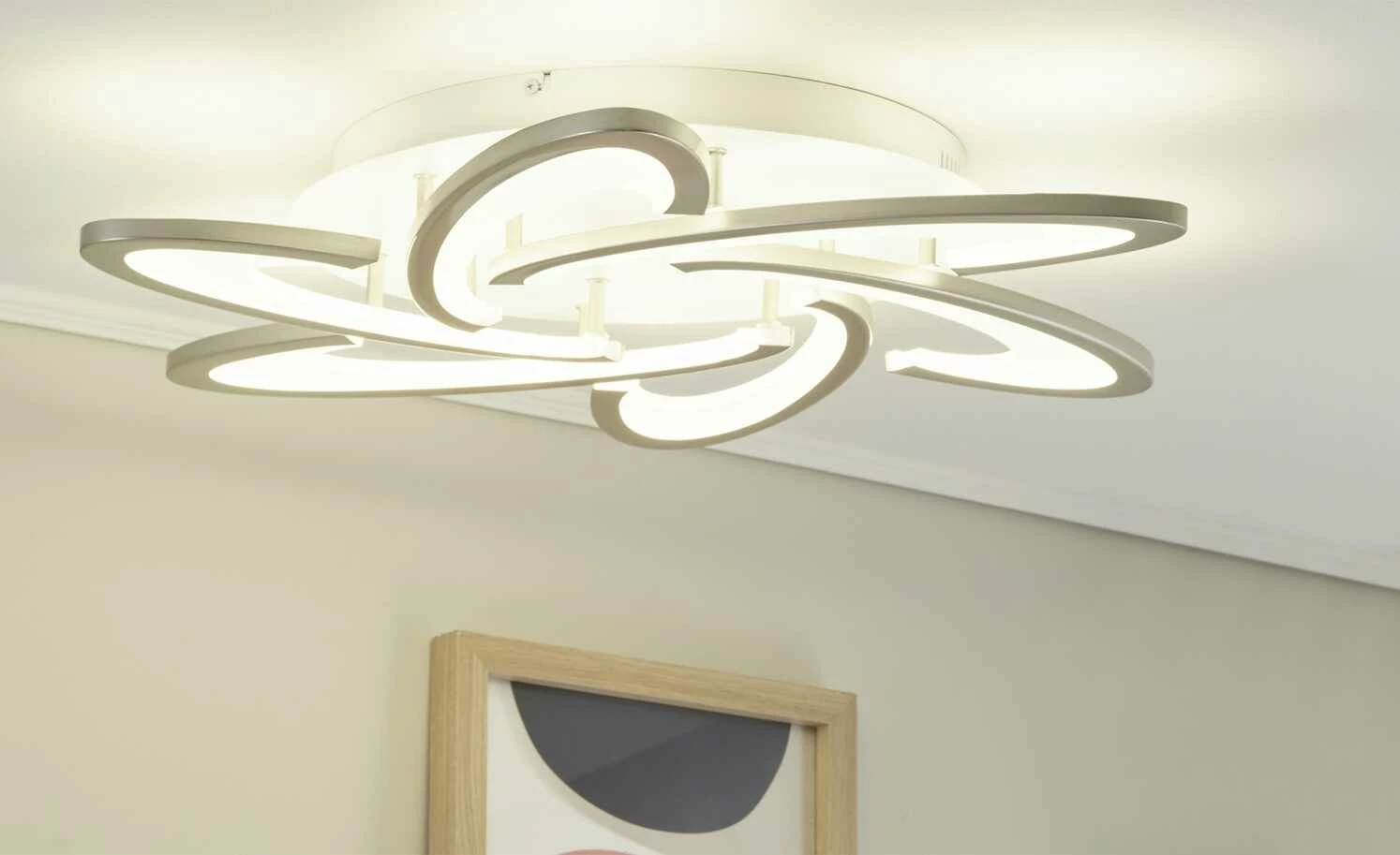 Meisterleuchten LED-Deckenleuchte, 6-flammig, weiß – Bild 4