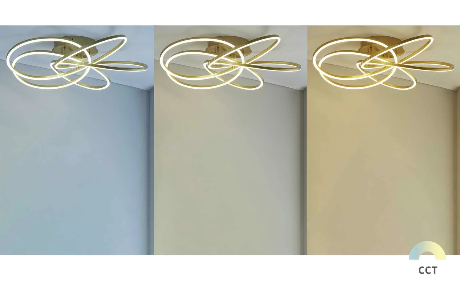 Meisterleuchten LED-Deckenleuchte messing-matt – Bild 2