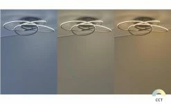 Meisterleuchten LED-Deckenleuchte Nickel-matt