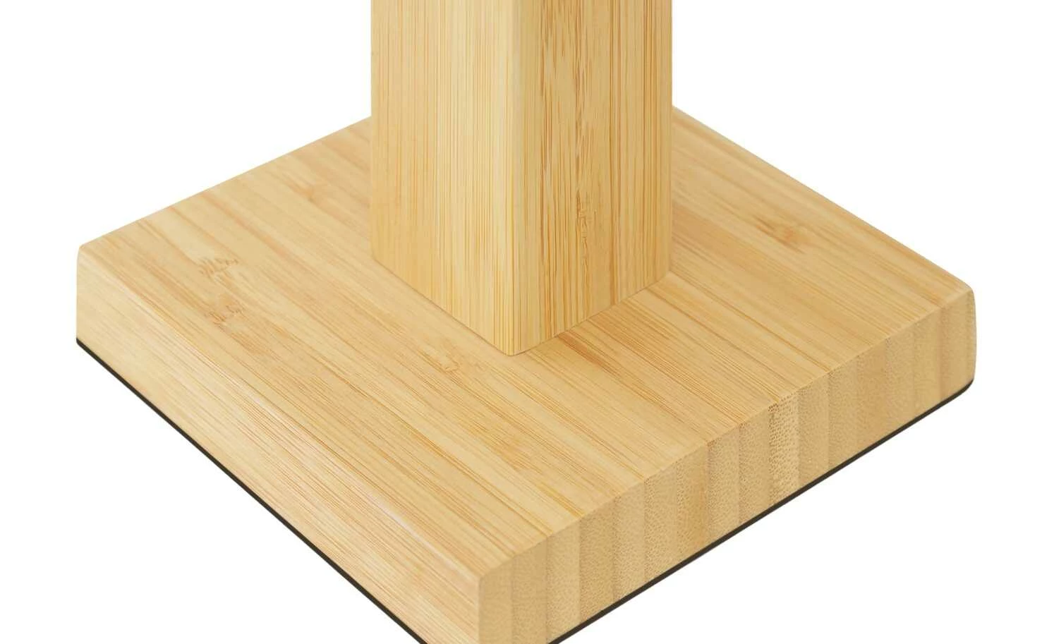 HOME STORY Bambus-Tischleuchte, 1-flammig, eckig – Bild 6