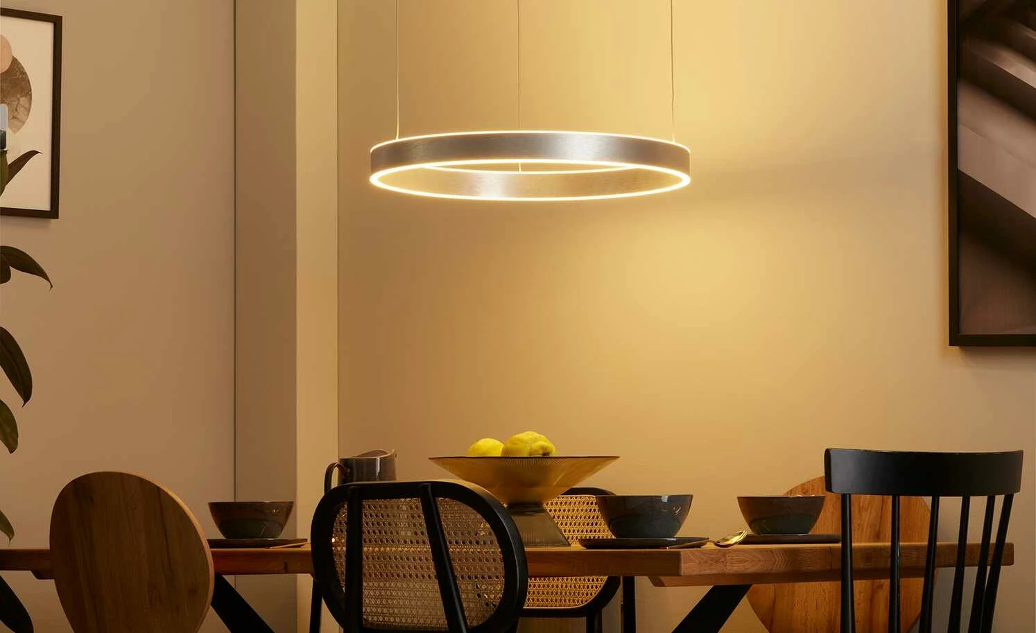 B-Leuchten LED-Pendelleuchte Alu-matt – Bild 2