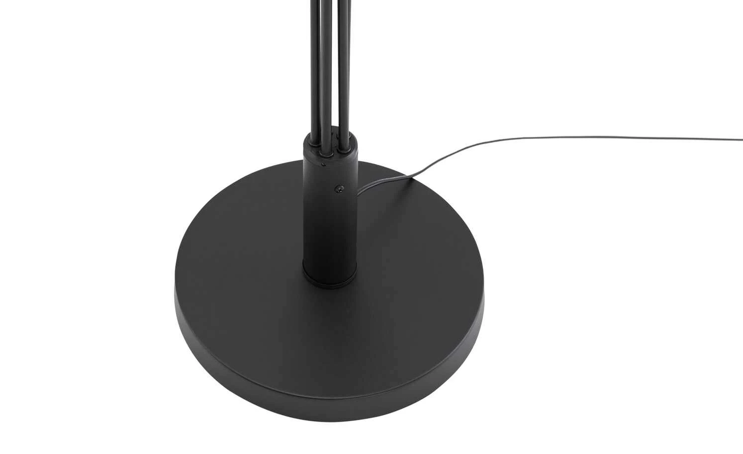 KHG Stehleuchte, 5-flammig, schwarz/goldfarben – Bild 4