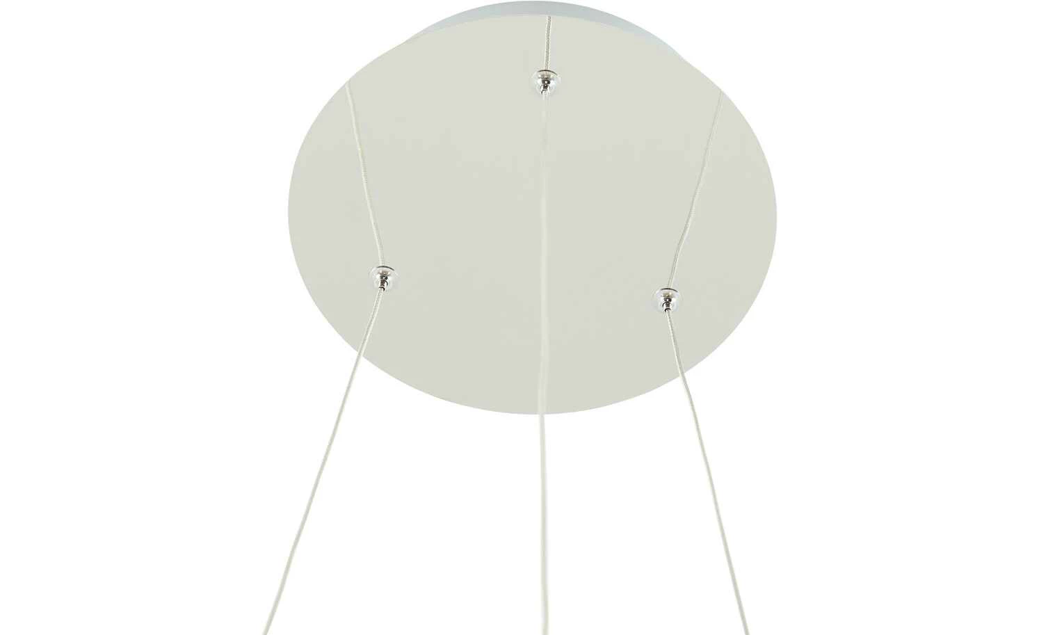 Meisterleuchten LED-Pendelleuchte, 6-flammig, chrom / weiß – Bild 4