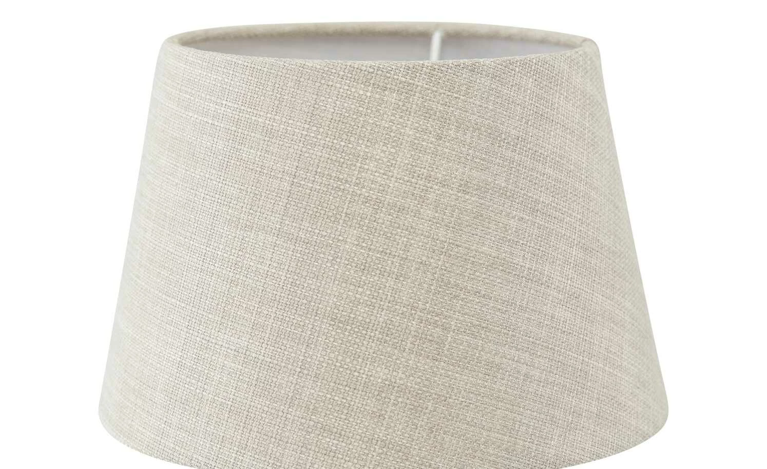 Tischleuchte, 1-flammig, Stoffschirm grau `klein´ | 33|cm – Bild 4