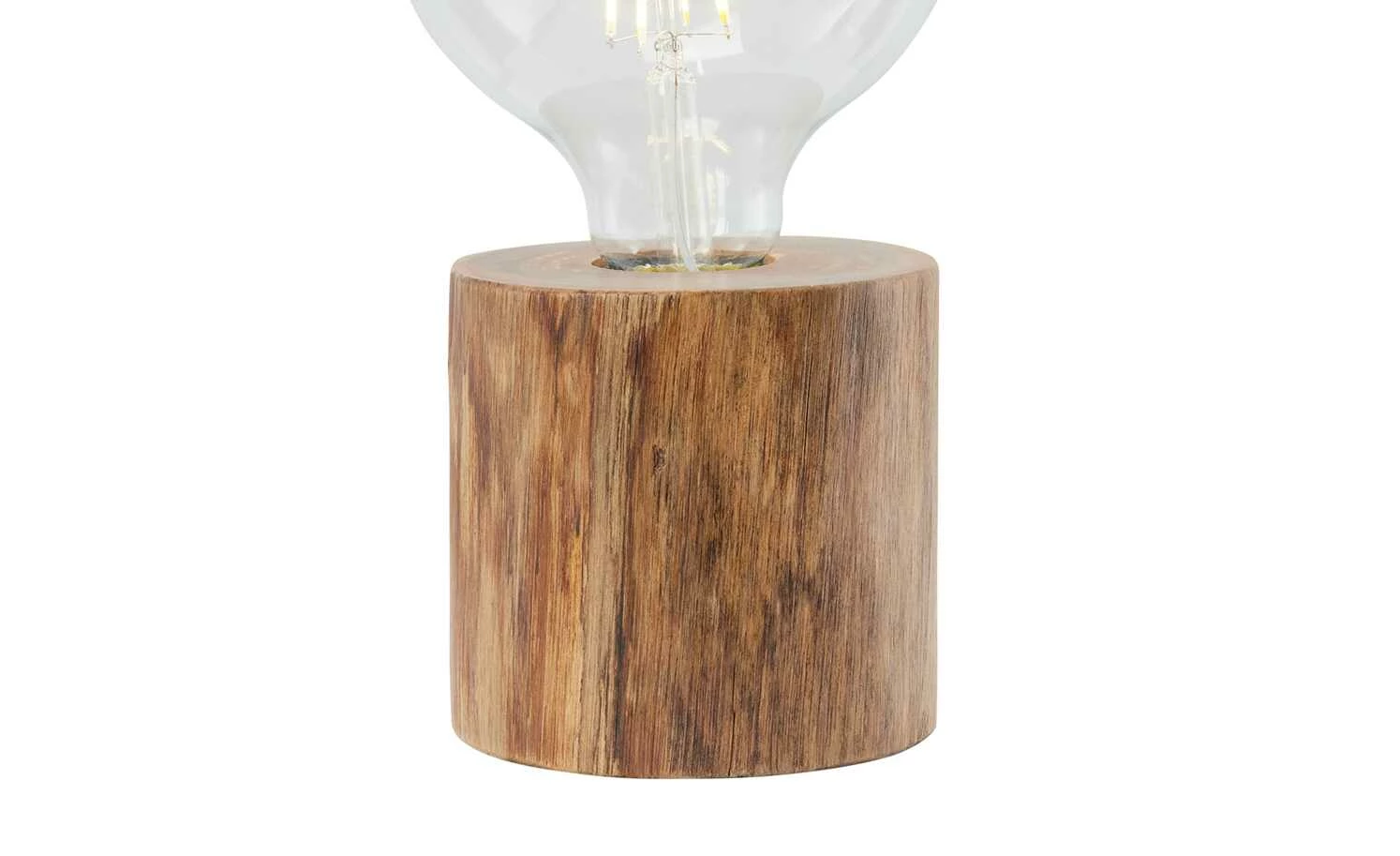 Tischleuchte, 1-flammig, Eukalyptusholz – Bild 5