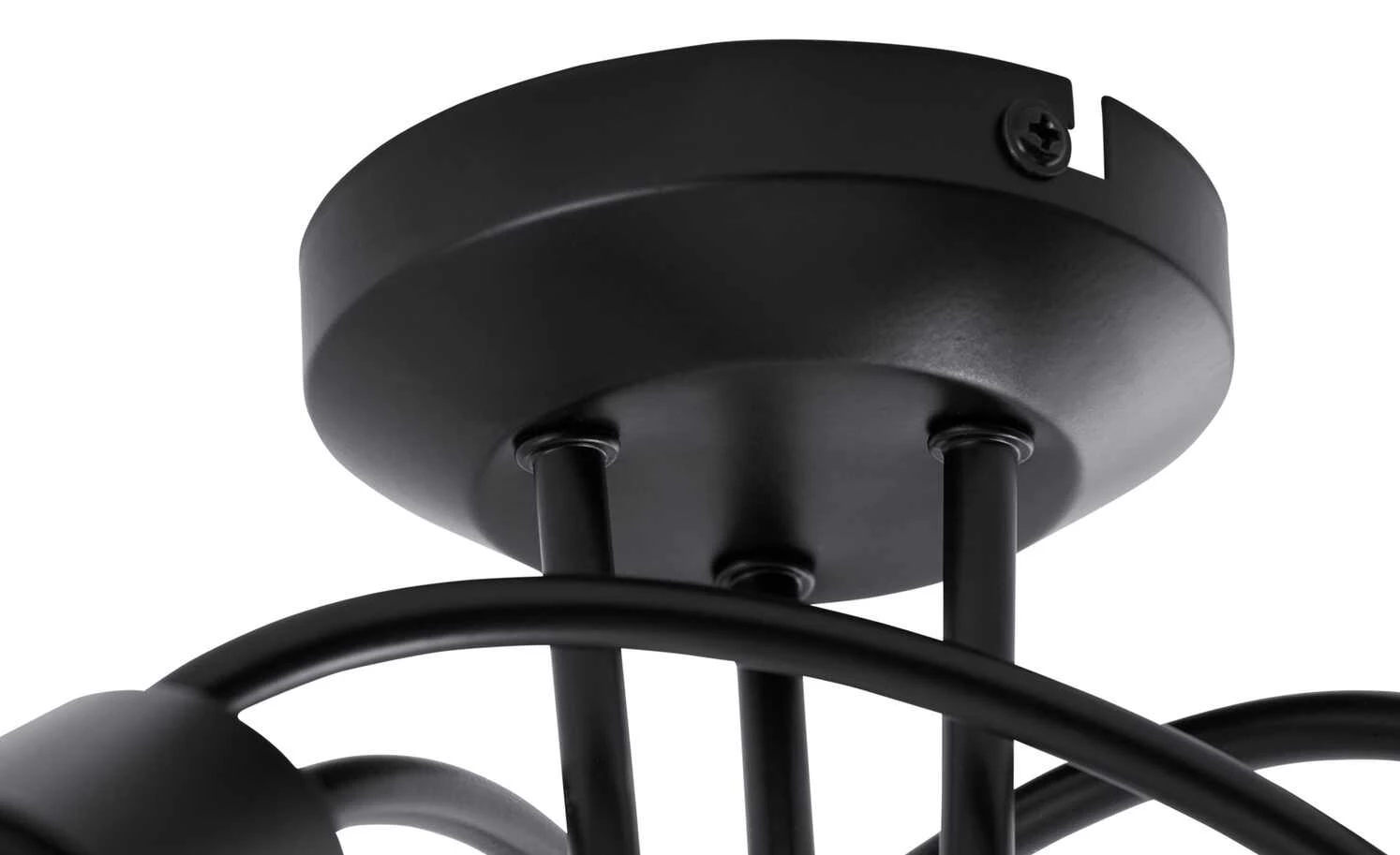 Deckenstrahler, 3-flammig, Draht schwarz – Bild 5