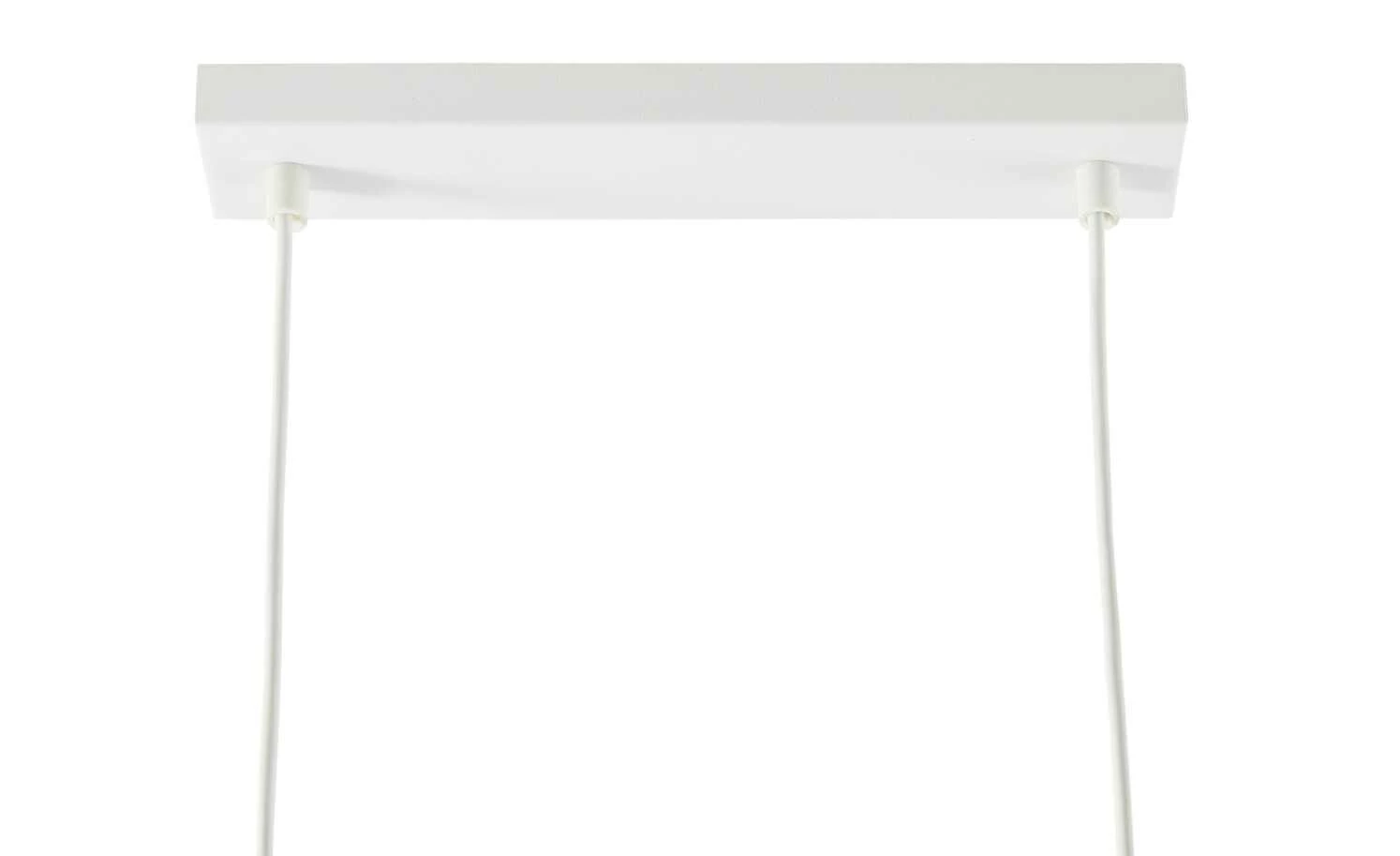 Pendelleuchte, 4-flammig, Weiß/silberfarben – Bild 5