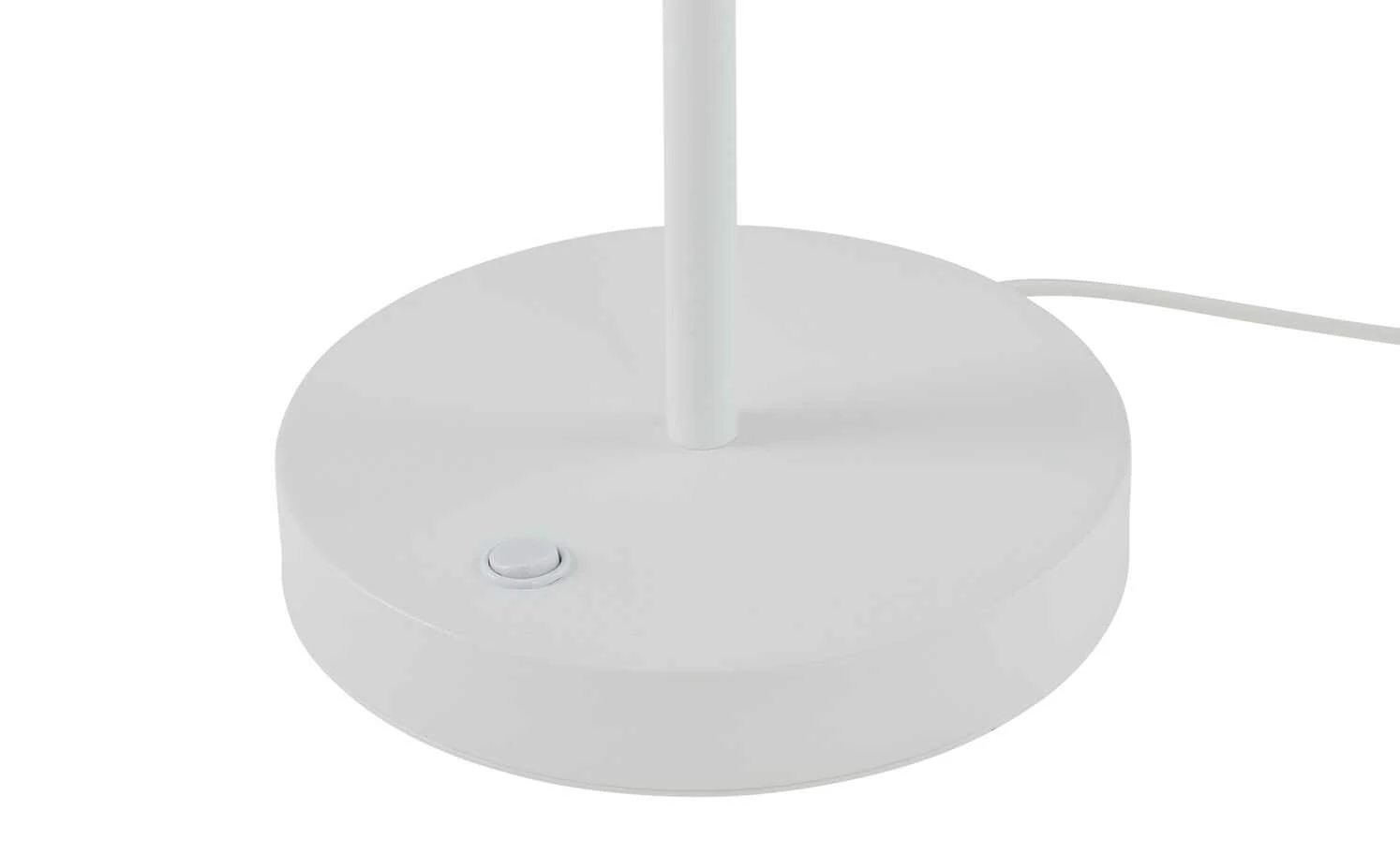 Tischleuchte, 1-flammig, weiß/silberfarben – Bild 5