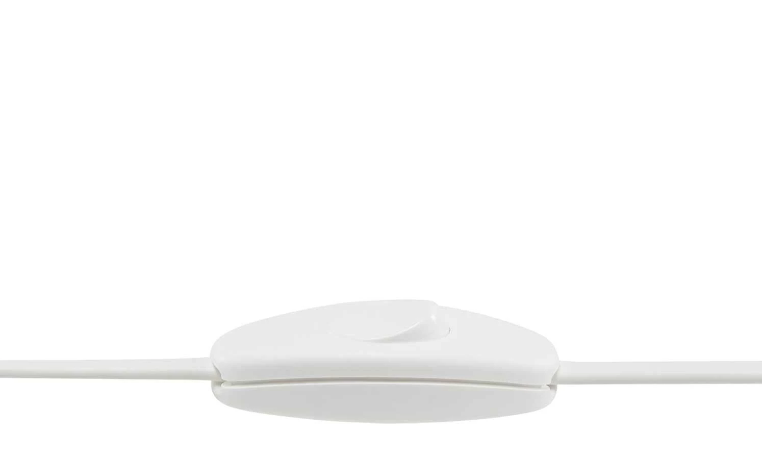 Tischleuchte, 1-flammig, weiß/ goldfarbend abgesetzt – Bild 3