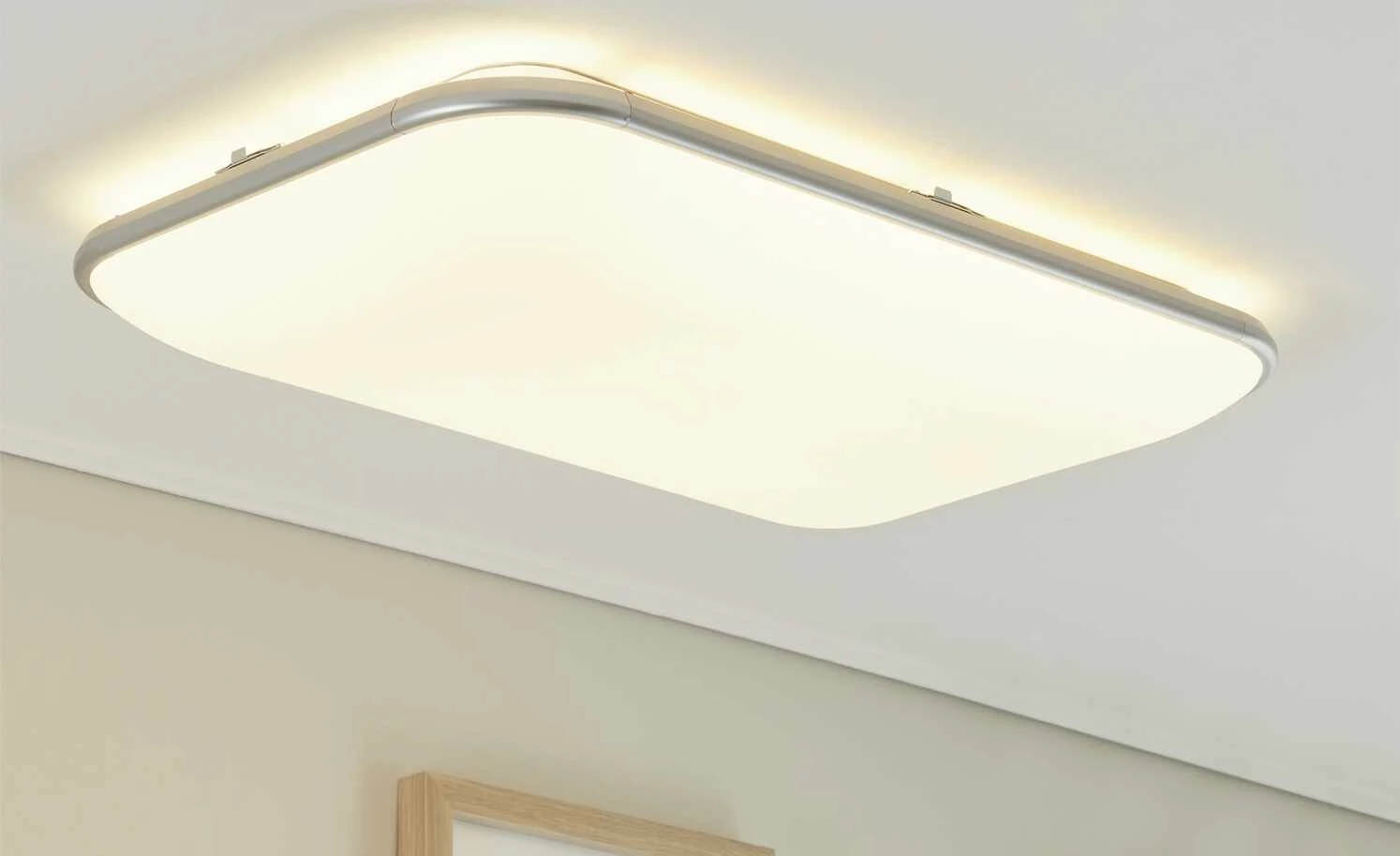 Meisterleuchten LED-Deckenleuchte, Acryl weiß, rechteckig – Bild 4