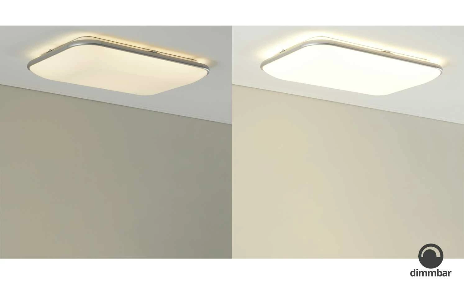 Meisterleuchten LED-Deckenleuchte, Acryl weiß, rechteckig – Bild 2