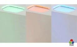 Meisterleuchten LED-Deckenleuchte, Acryl weiß, rechteckig