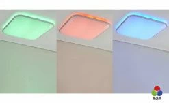 Meisterleuchten LED-Deckenleuchte, Acryl weiß, quadratisch