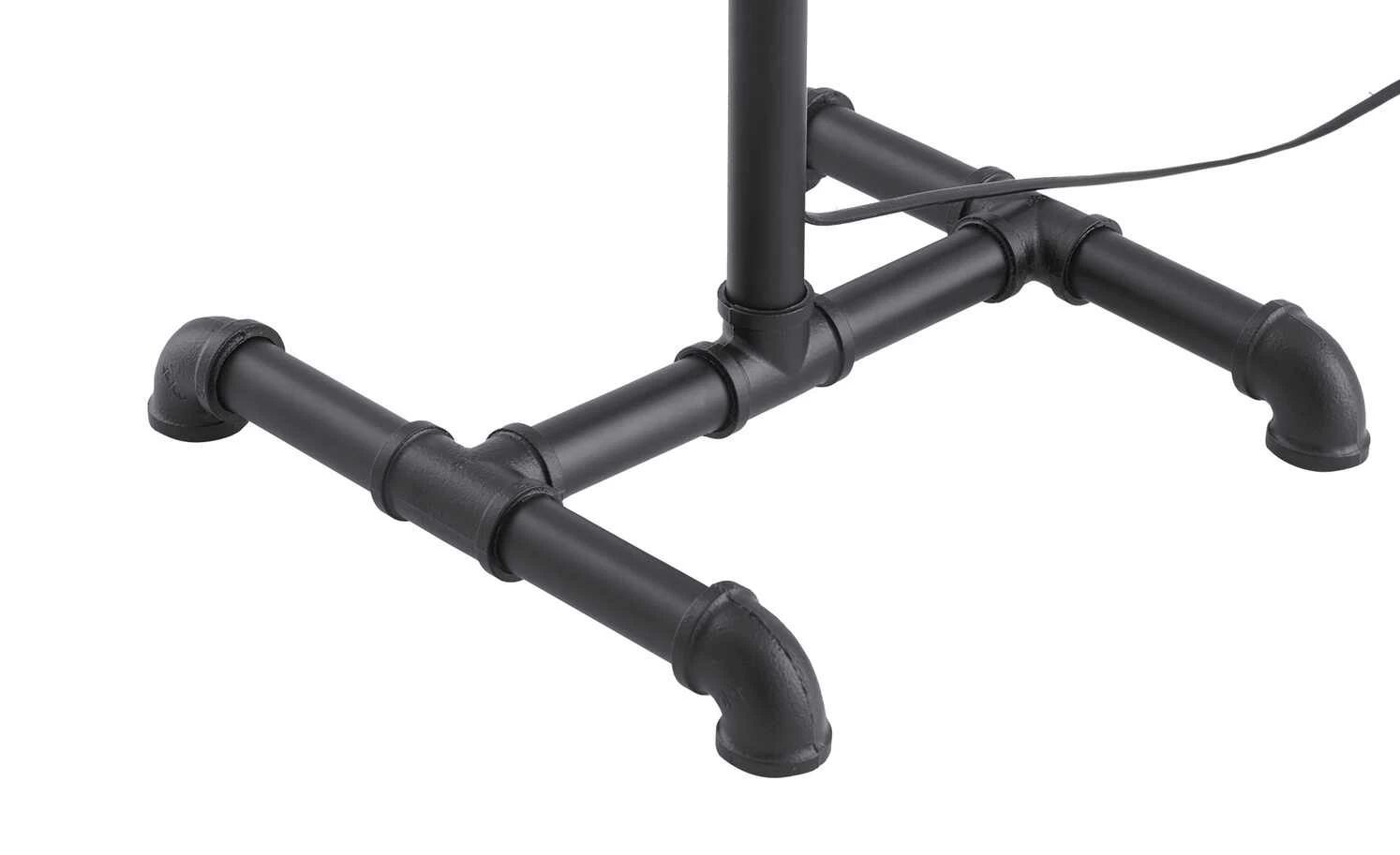 KHG Stehleuchte, 3-flammig, schwarz ´Wasserrohr` – Bild 5