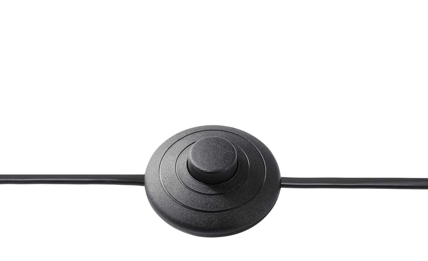 Meisterleuchten Bogenleuchte, 5-flammig, schwarz / Rauchglas – Bild 12