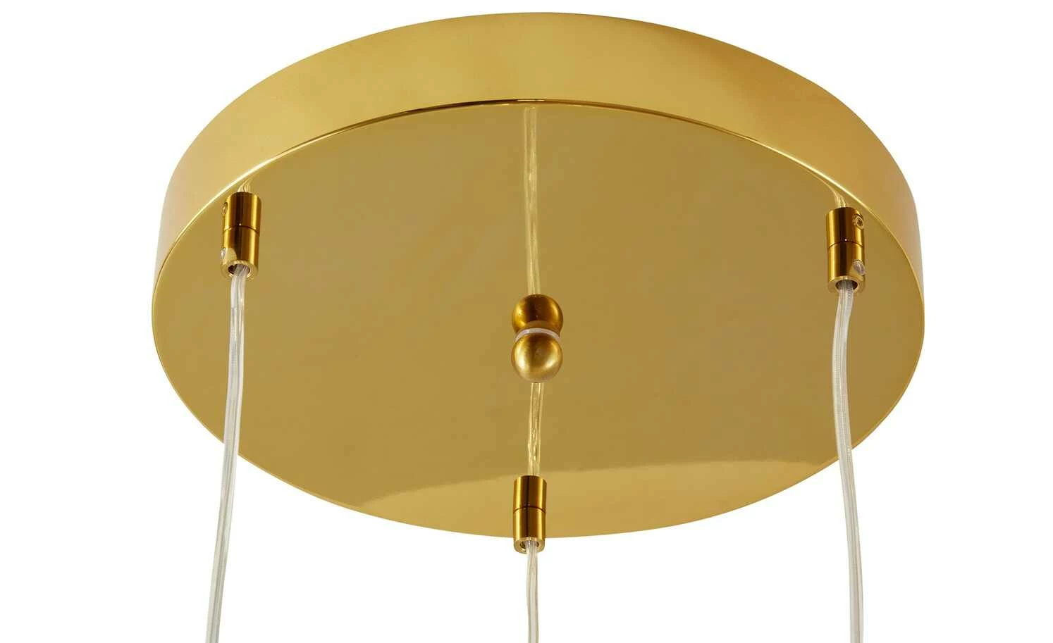 Meisterleuchten LED-Pendelleuchte, messing, Glas goldfarben beschichtet – Bild 5