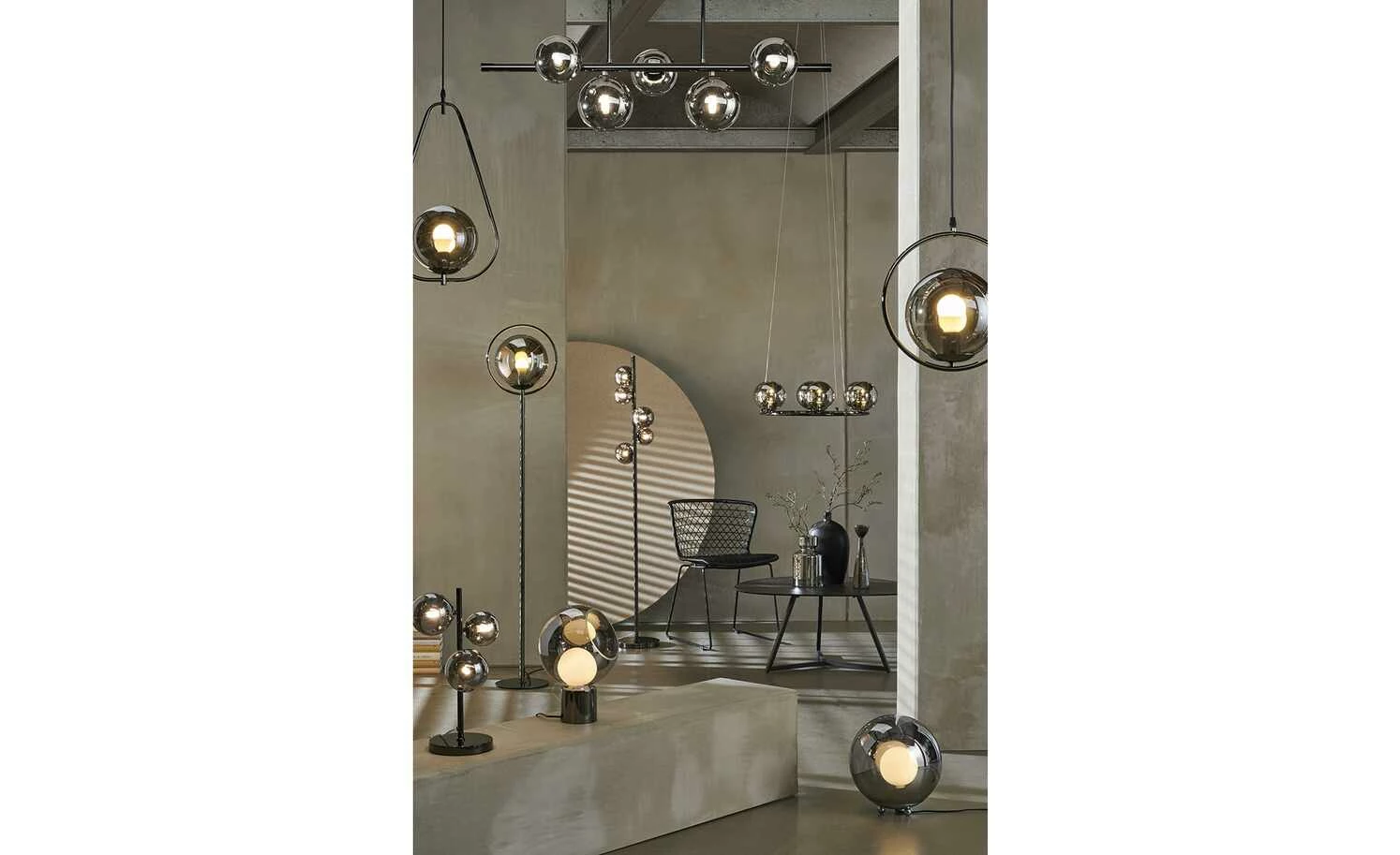 Meisterleuchten LED-Glaskugel in Rauchglas – Bild 2