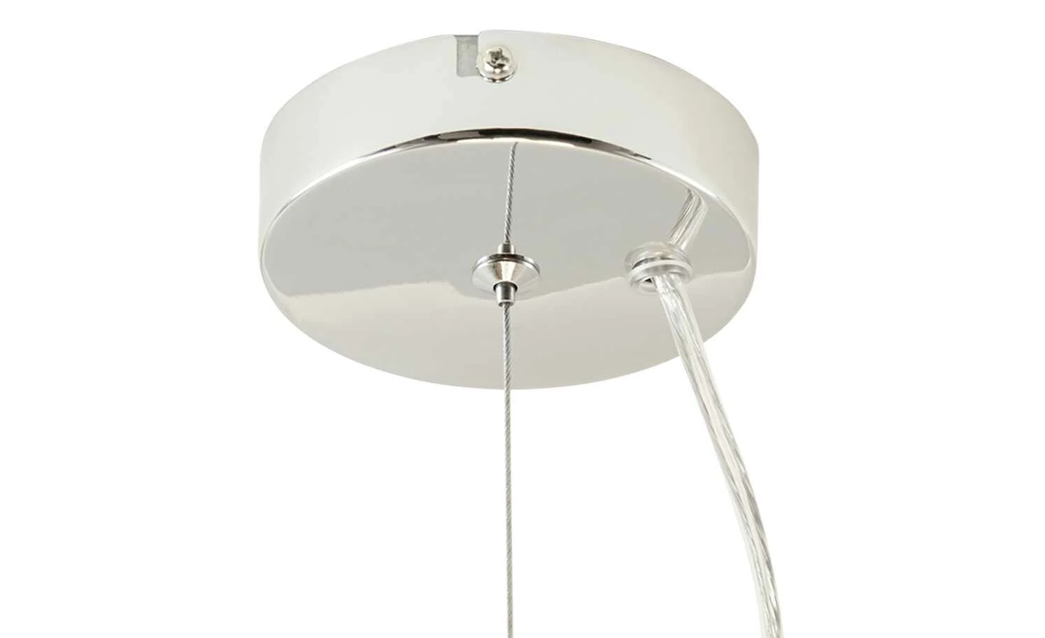 Meisterleuchten Pendelleuchte, 6-flammig, chrom/ Glaskugel – Bild 3