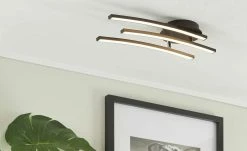 KHG LED-Deckenleuchte, 3-flammig, schwarz