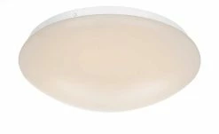 KHG LED-Deckenleuchte, weiß mit Sterneneffekt