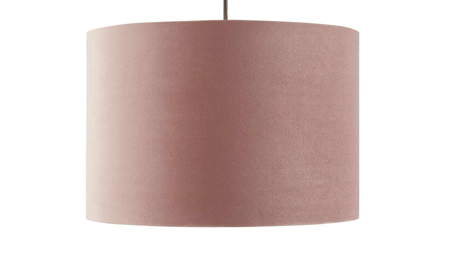 Fischer-Honsel Pendelleuchte, 1-flammig, rose´ Samt `klein` | Rosa – Bild 4