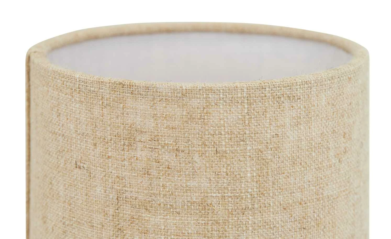 Fischer-Honsel Tischleuchte, Leinen-Schirm, sandfarben – Bild 2