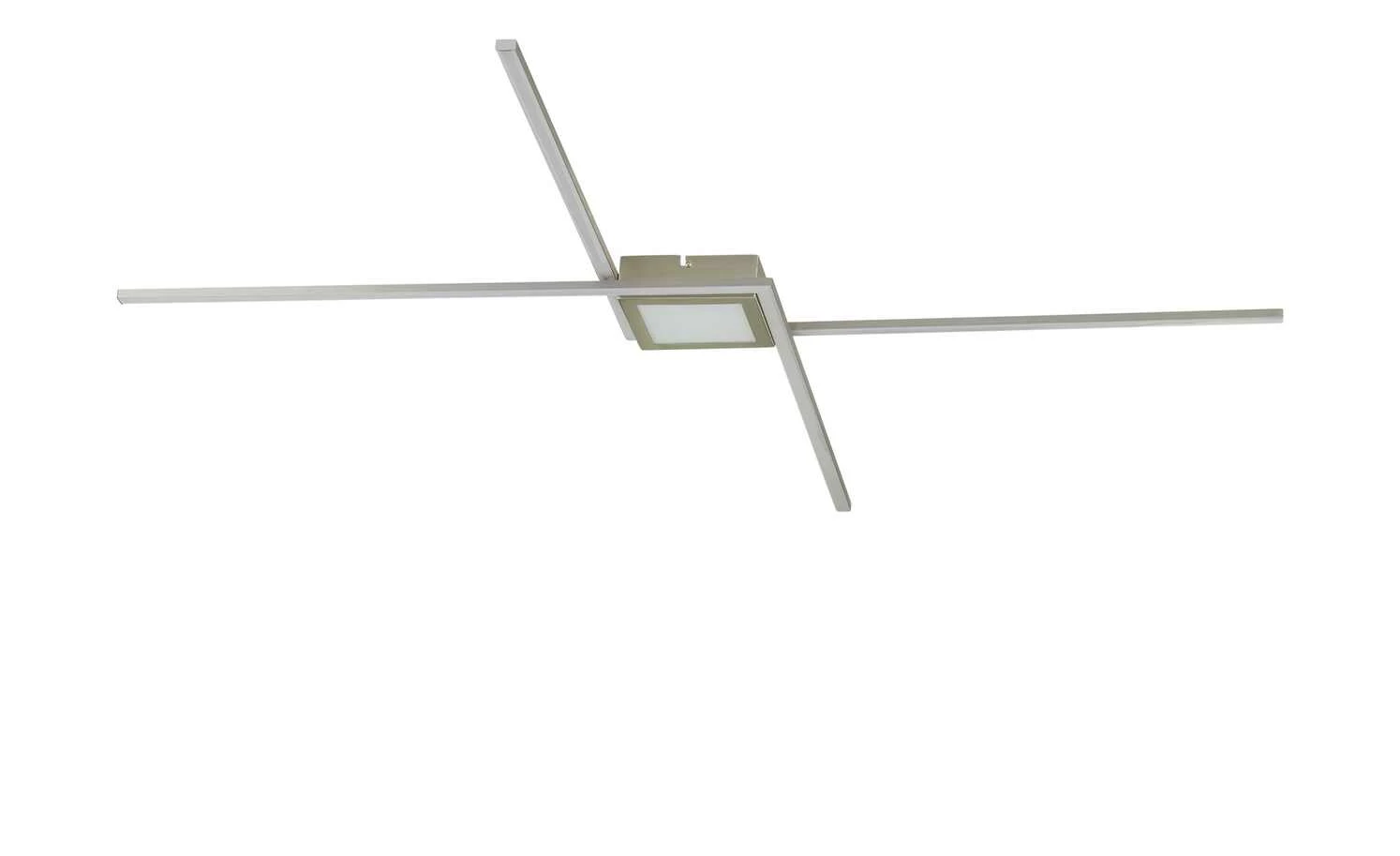 Trio LED Deckenleuchte, Nickel matt