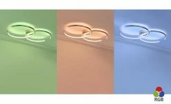 Trio Deckenleuchte, Nickel-matt, WiZ-Connected