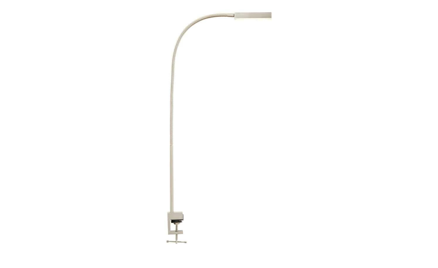 Fischer-Honsel LED-Klemmleuchte, Nickel-matt mit Gestensteuerung – Bild 3