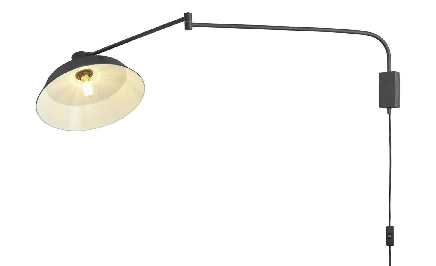 Trio Wandleuchte, 1-flammig, Metall schwarz – Bild 6