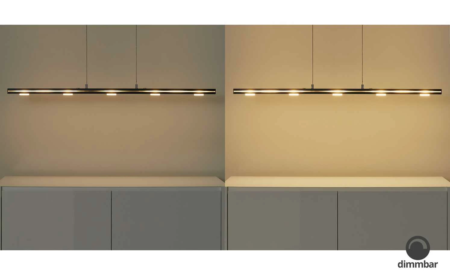 Trio LED-Pendelleuchte schwarz-matt – Bild 11