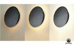 Trio LED-Wandleuchte, 1-flammig, Schiefer