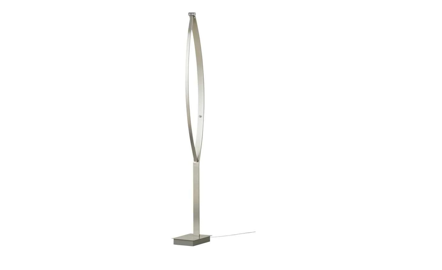 B-Leuchten LED-Stehleuchte, Nickel matt, verstellbar | silberfarben – Bild 9