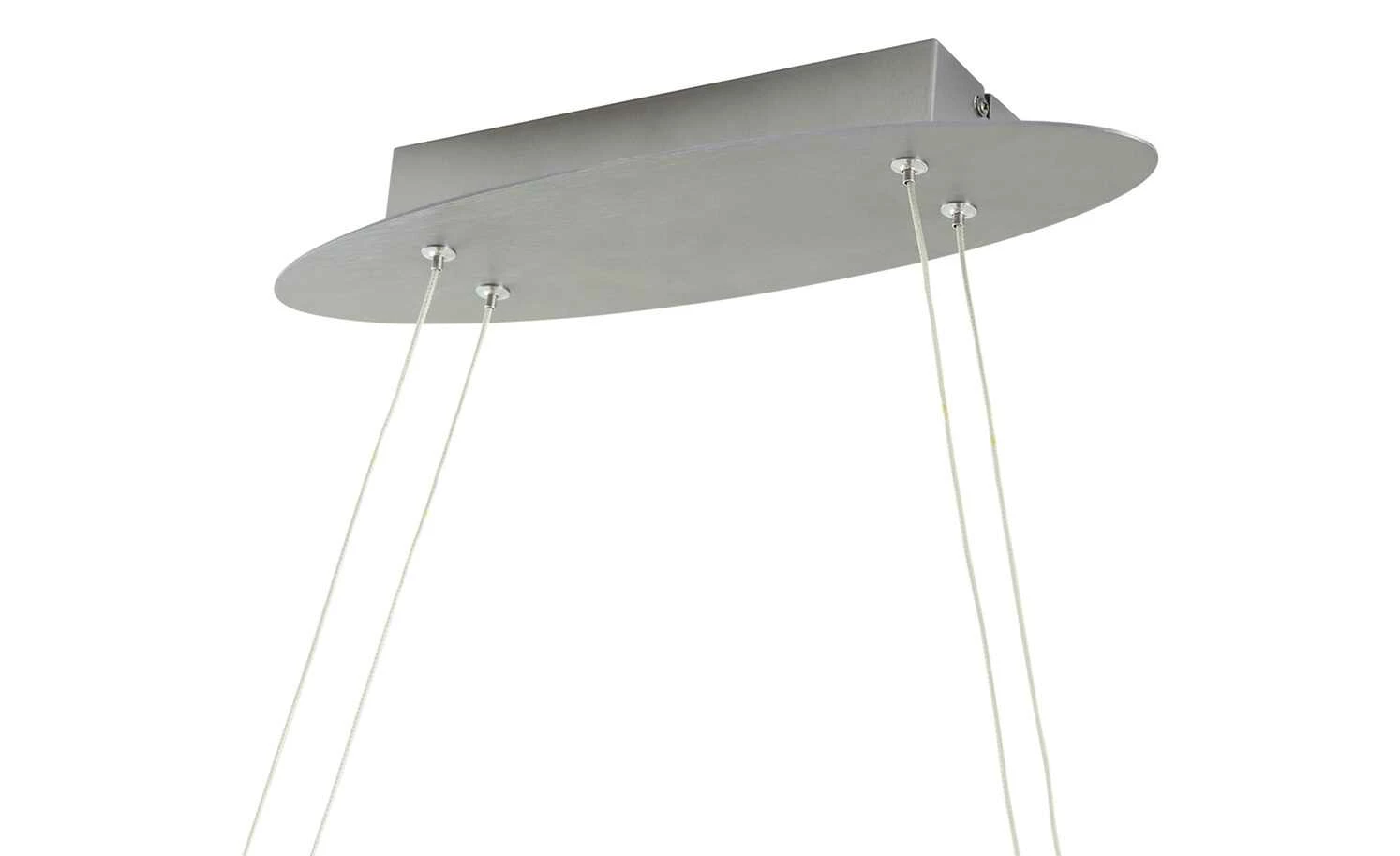 B-Leuchten LED-Pendelleuchte, anthrazit/silberfarben, oval – Bild 9