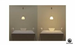 B-Leuchten LED-Pendelleuchte, 1-flammig, nickel-matt