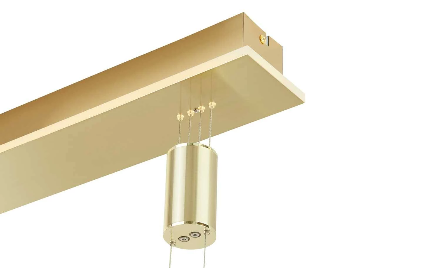 B-Leuchten LED-Pendelleuchte, 3-flammig, messing-matt – Bild 10