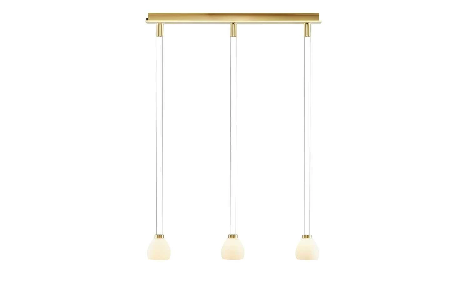 B-Leuchten LED-Pendelleuchte, 3-flammig, messing-matt – Bild 4