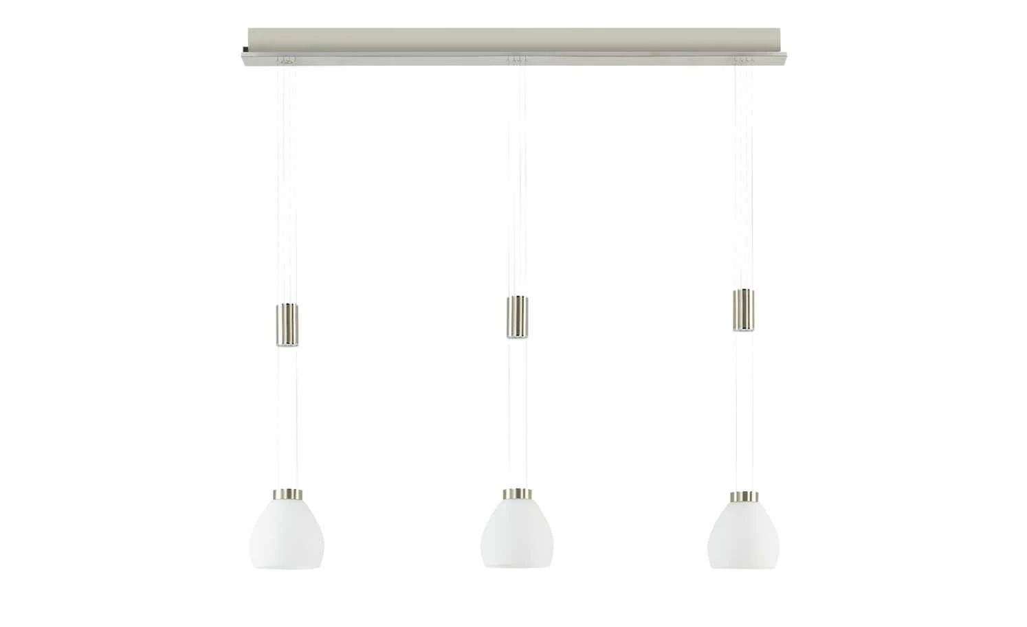 B-Leuchten LED-Pendelleuchte, 3-flammig, Nickel-matt – Bild 3