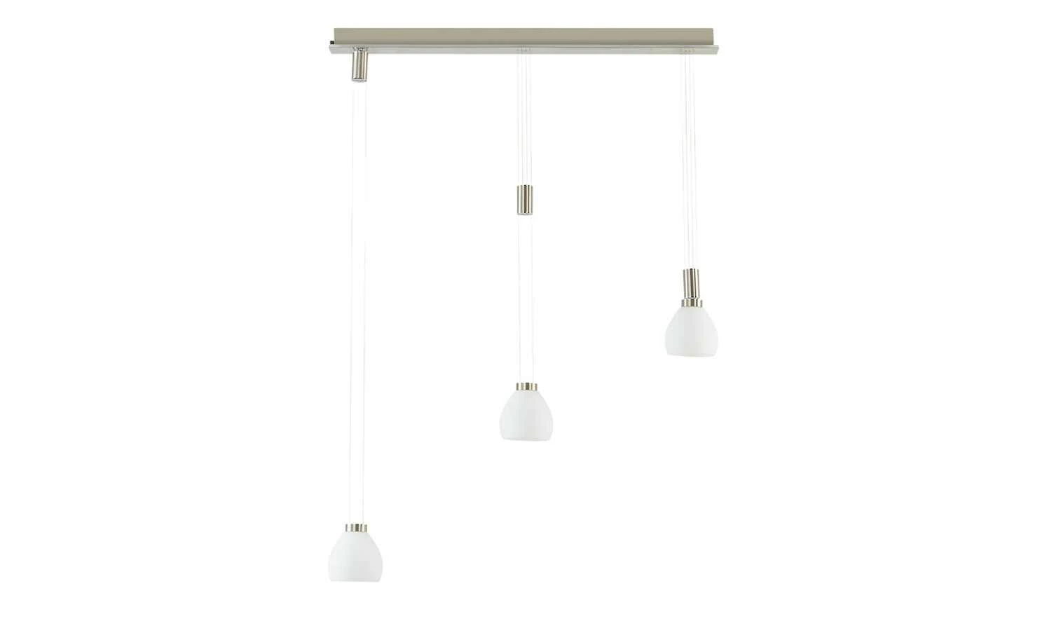 B-Leuchten LED-Pendelleuchte, 3-flammig, Nickel-matt – Bild 7