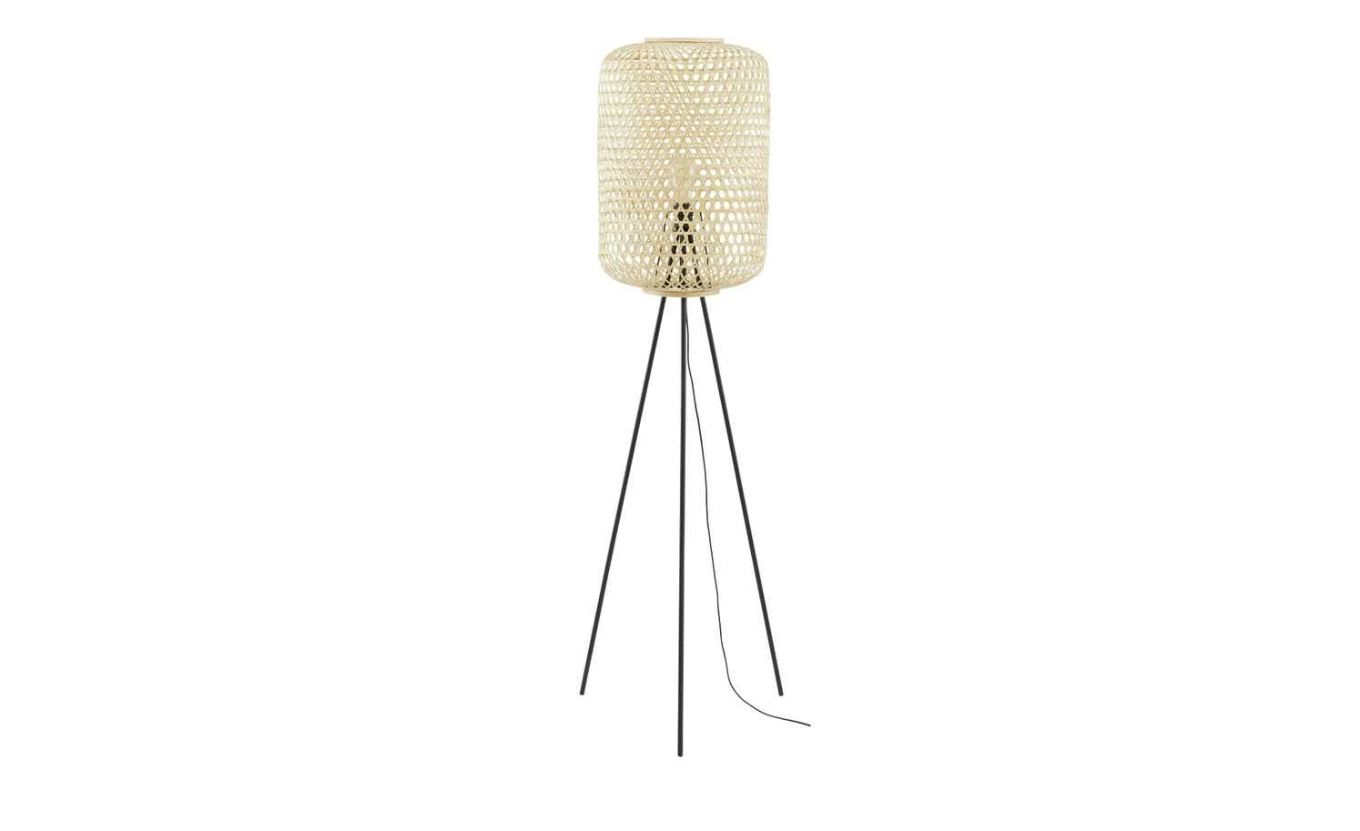 SCHÖNER WOHNEN Stehleuchte, 1-flammig, Rattan braun | Beige – Bild 2