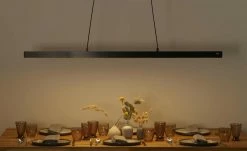 SCHÖNER WOHNEN LED-Pendelleuchte, schwarz, breitenverstellbar