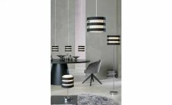 KHG Pendelleuchte, 1-flammig, Schirm schwarz/weiß `klein`