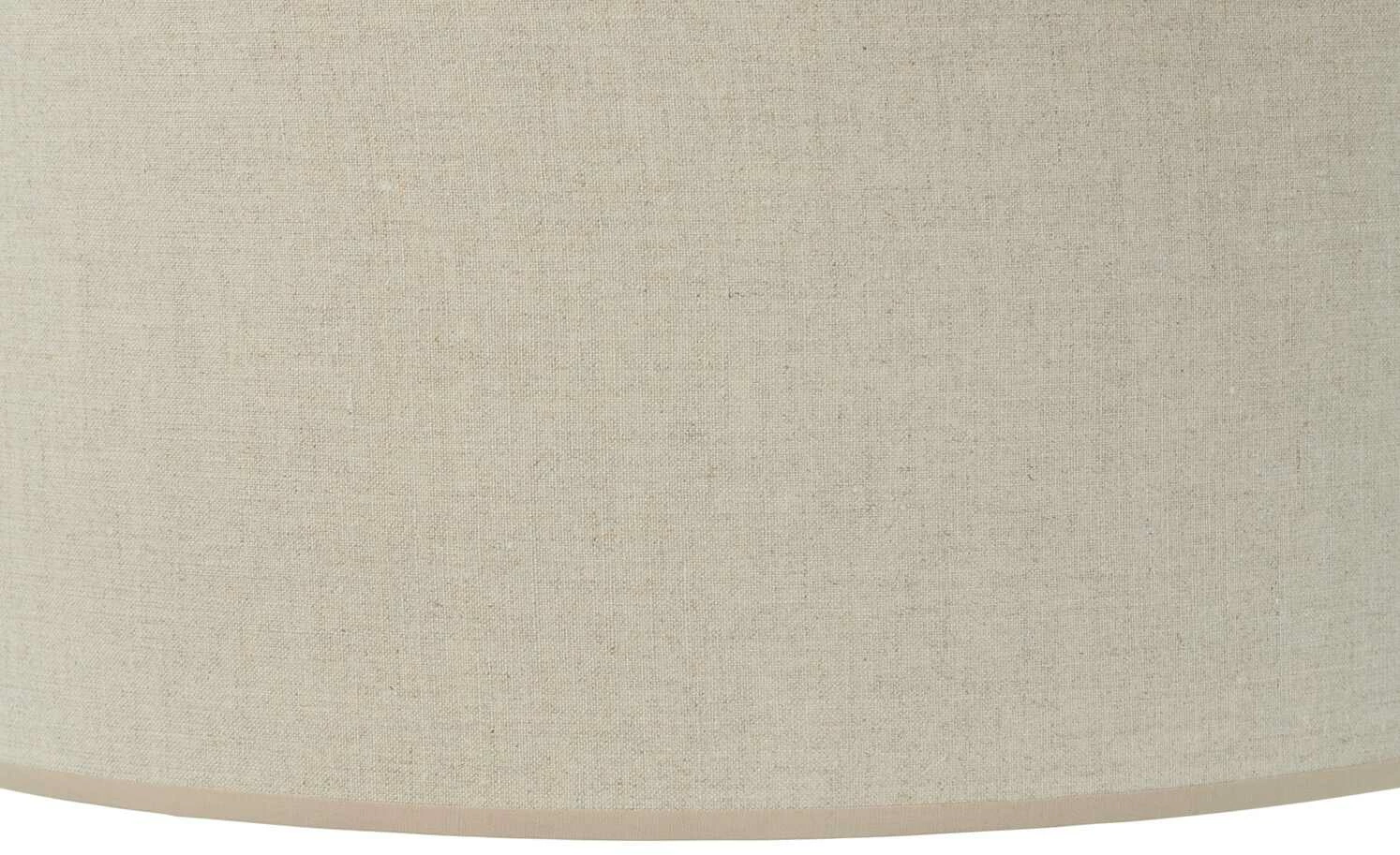 Stoffdeckenleuchte, 1-flammig, Leinen-Natur | Braun – Bild 5