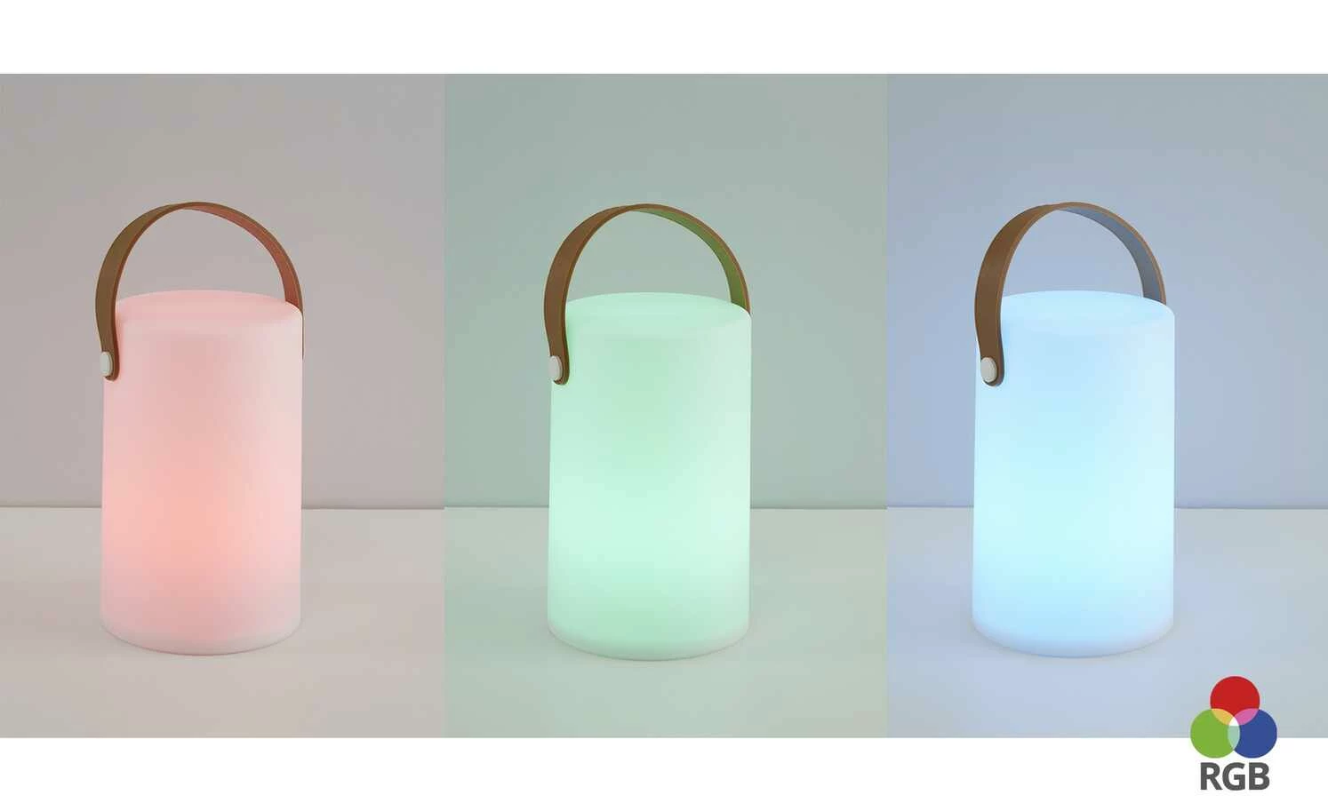 Trio Akku-LED-Tischleuchte weiß