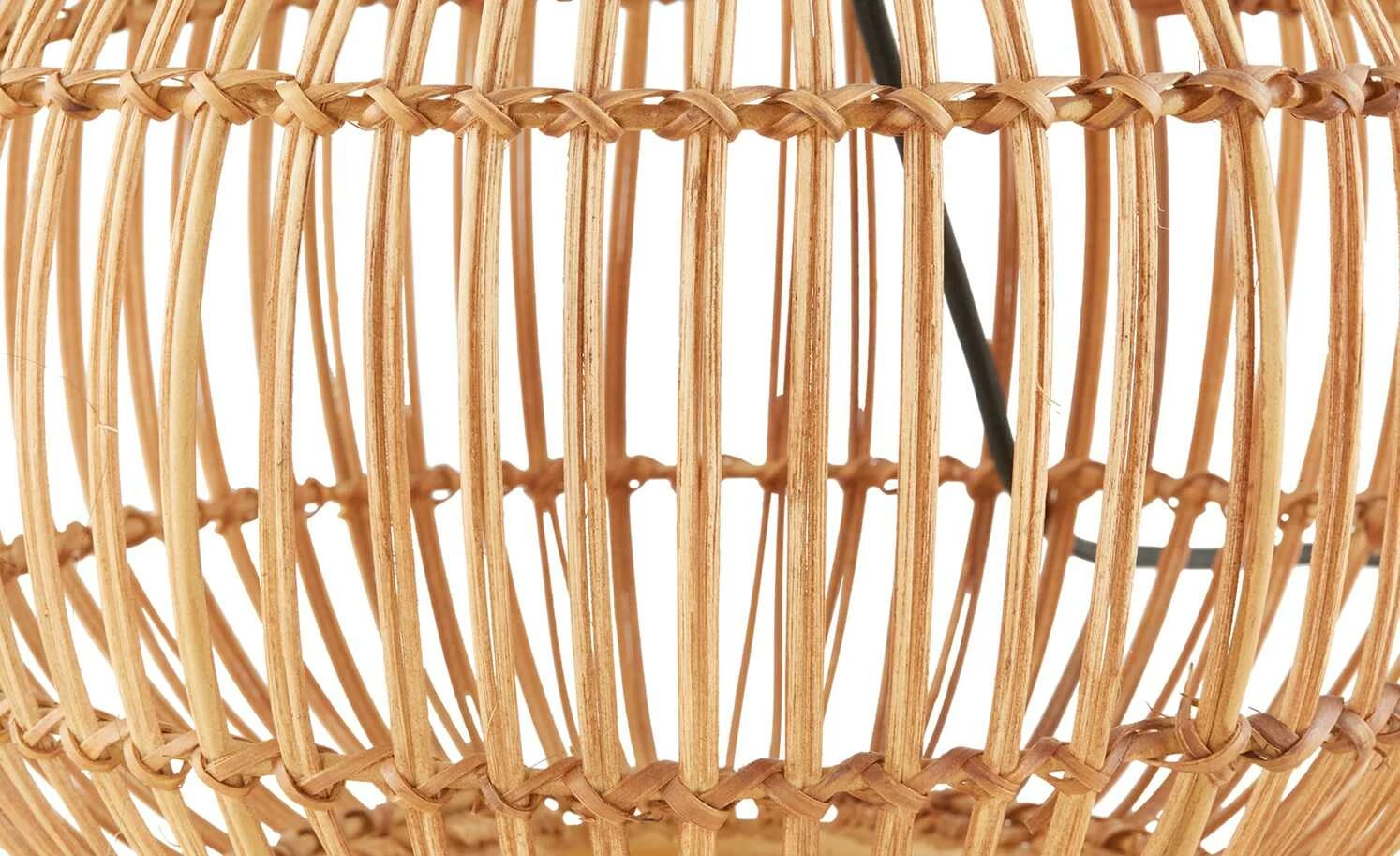 HOME STORY Rattan-Tischleuchte, 1-flammig – Bild 6