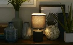 for friends Tischleuchte, 1-flammig, Beton-Fuß Dunkelblau ´klein´